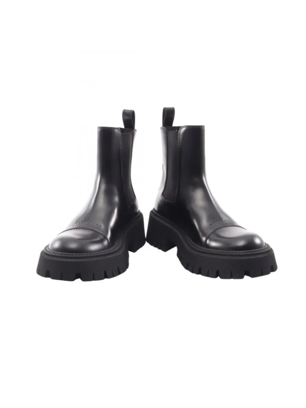 Balenciaga Boots Tractor Leather